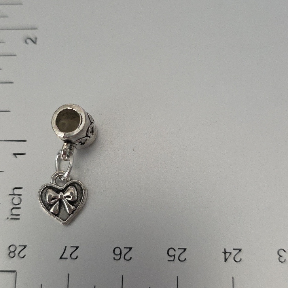 HEART  Charm Compatable With Pandora - Picture 2 of 4